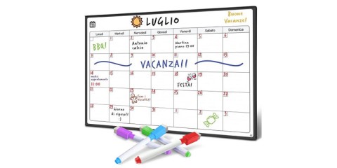 Smart Panda Calendario Magnetico per Frigorifero: Organizzazione e Stile a Portata di Mano
