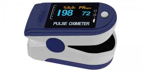 PULOX pulsossimetro sensore saturazione ossigeno cardiofrequenzimetro
