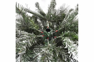 XONE Albero di Natale 210 cm - Innevato e folto