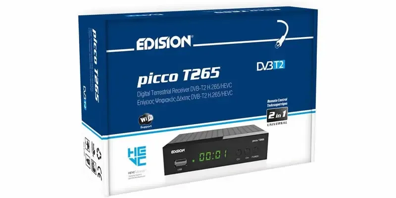 Decoder digitale terrestre HD Edision PICCO T265
