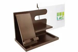 docking station cellulare in legno